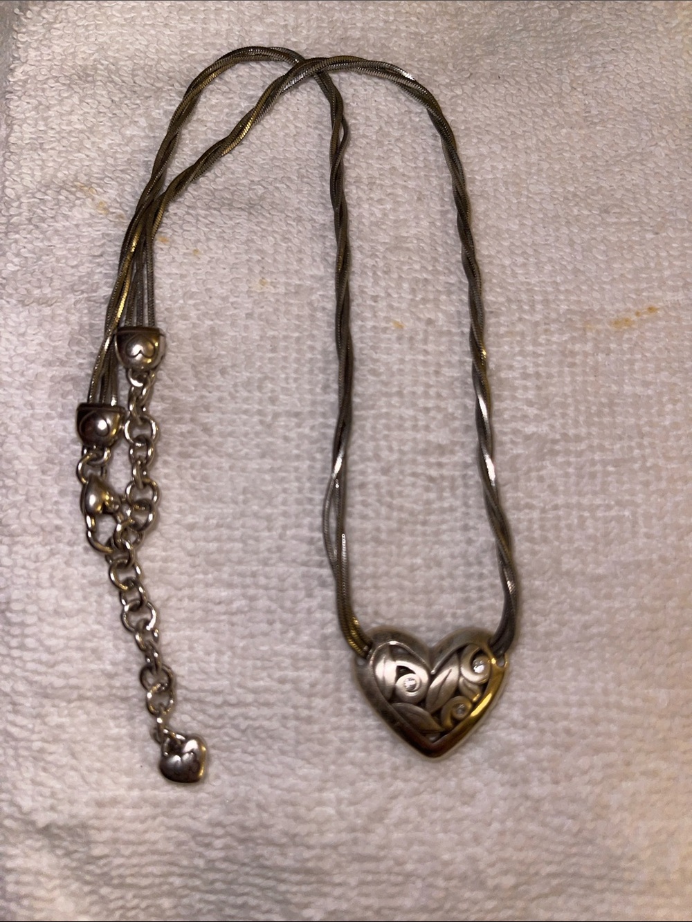 Brighton Eve's Delight Crystal Heart Pendant Necklace